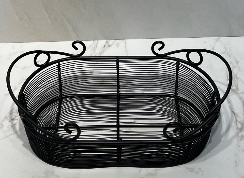 Handled Metal Bowl