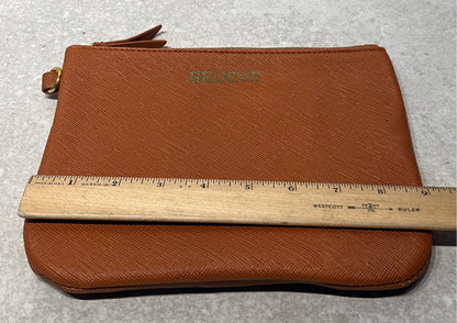 Believe Zippered Pouch
