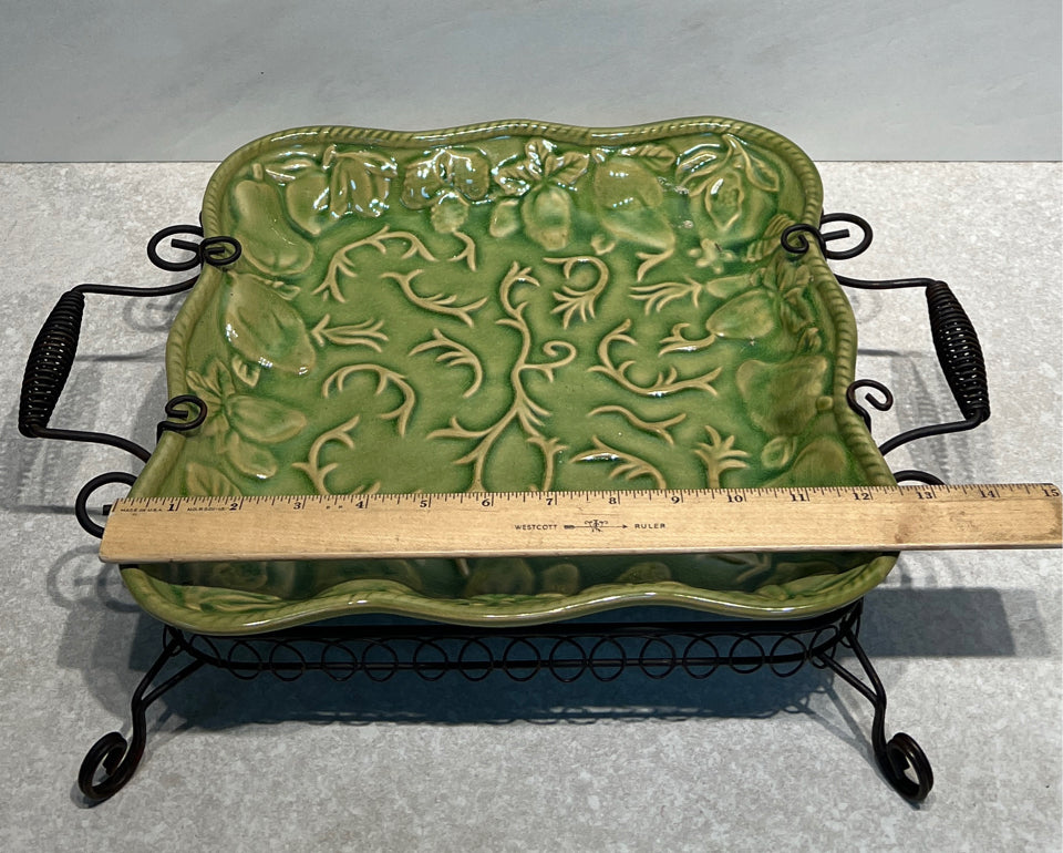 Plate on Tray