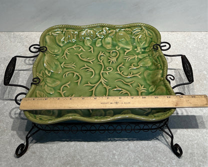 Plate on Tray