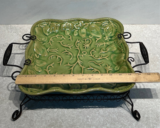 Plate on Tray