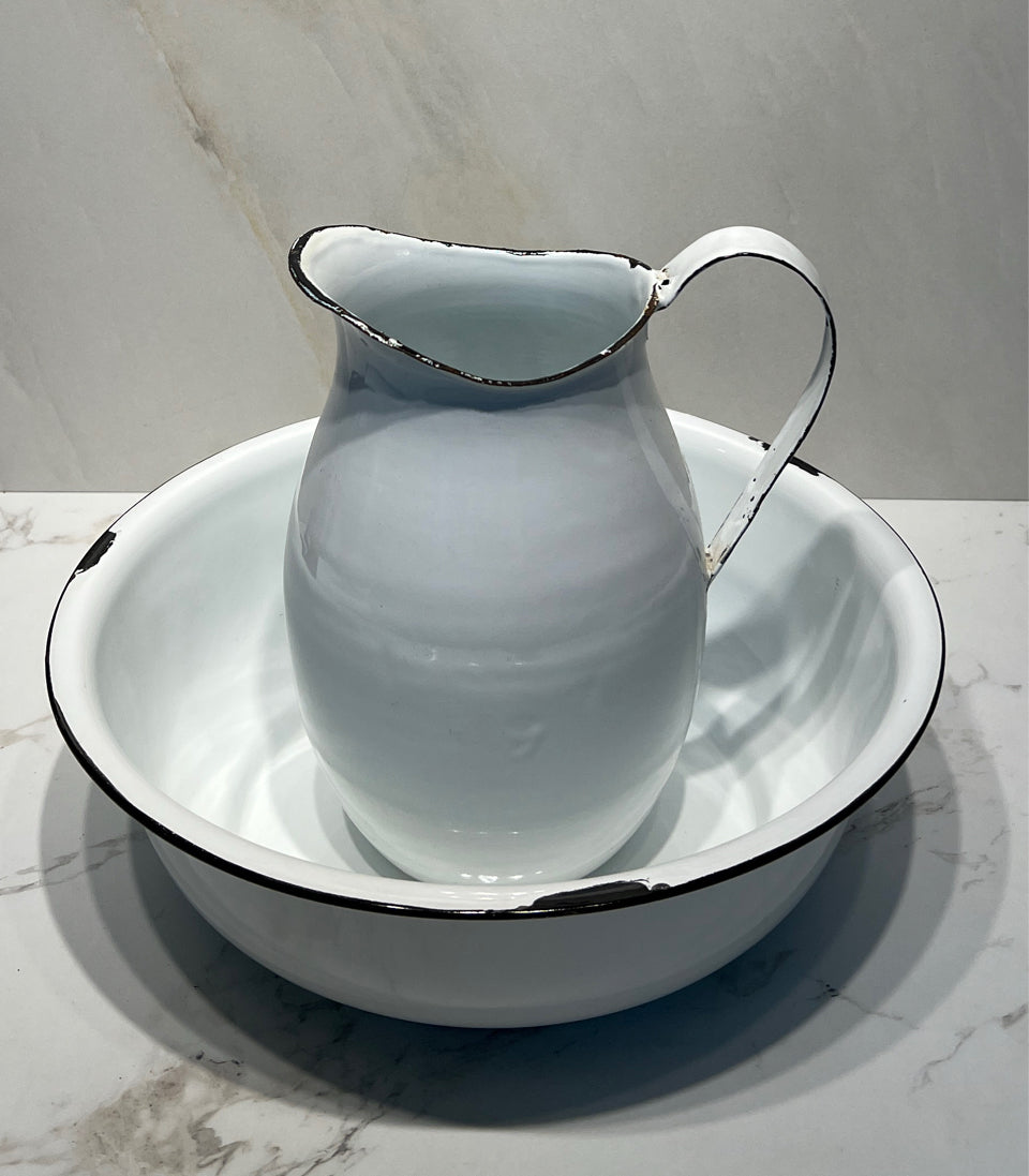 Pitcher and Bowl