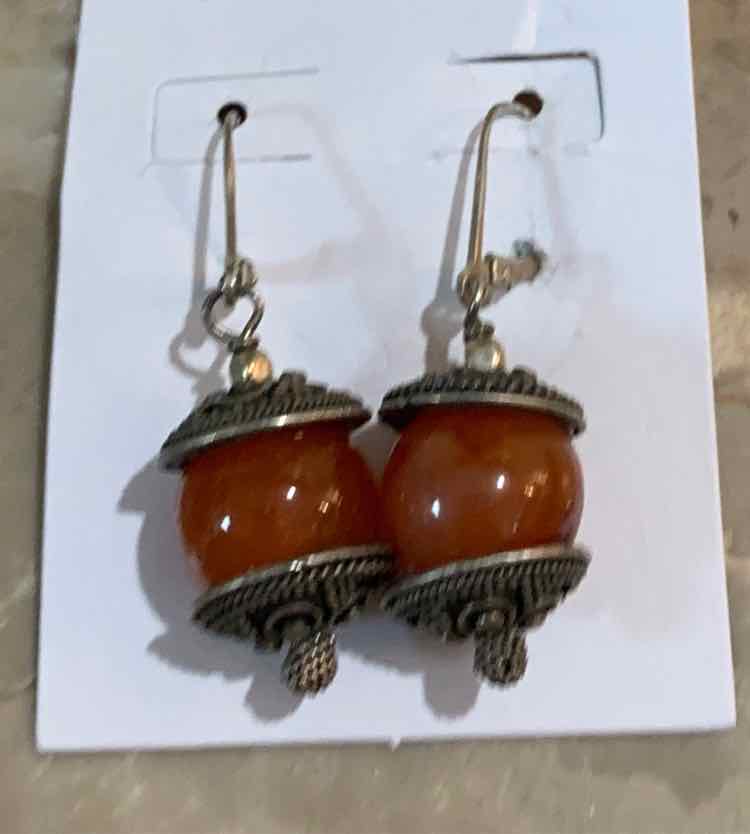 Carnelian Sterling Earrings