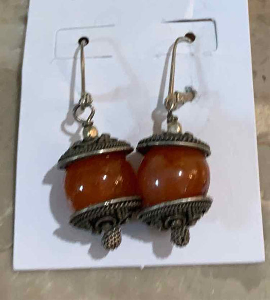 Carnelian Sterling Earrings
