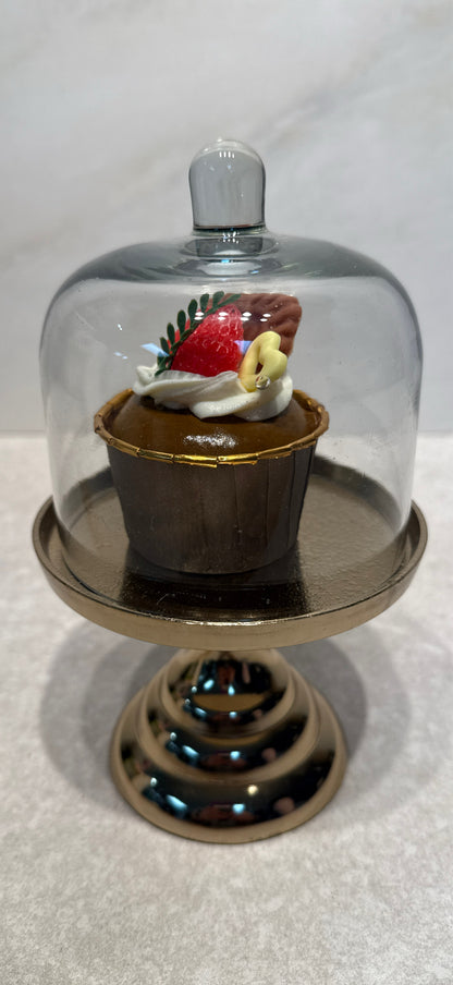 Covered Cloche With Deor