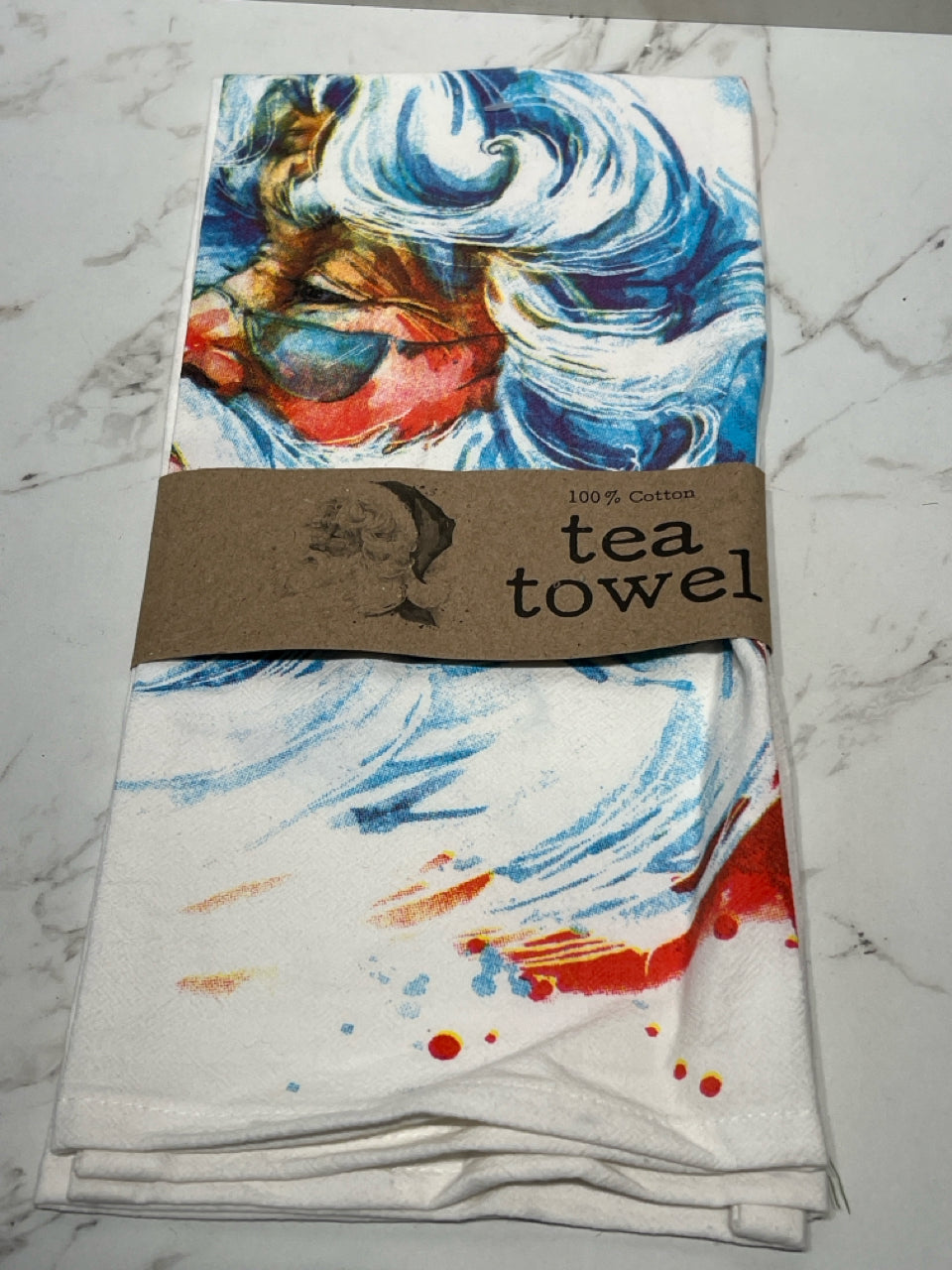 Santa Tea Towel