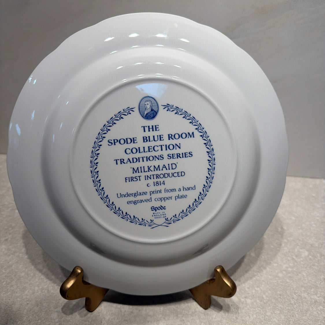10" Spode Plate
