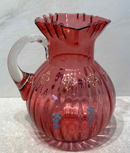 Large Cranberry Pitcher