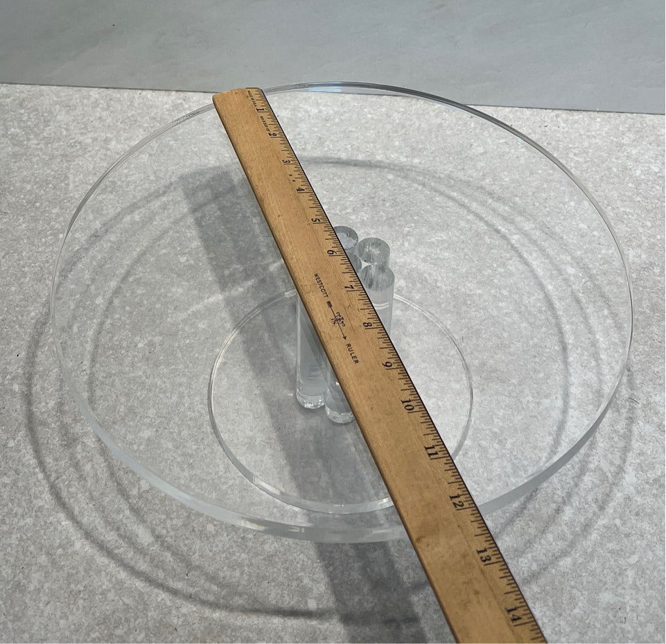 Lucite Cake Stand