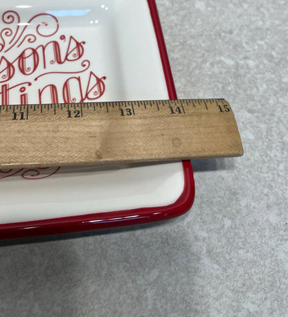 Seasons Greetings Tray As-Is
