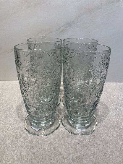 Set of 4 Princess House Iced Tea Glasses