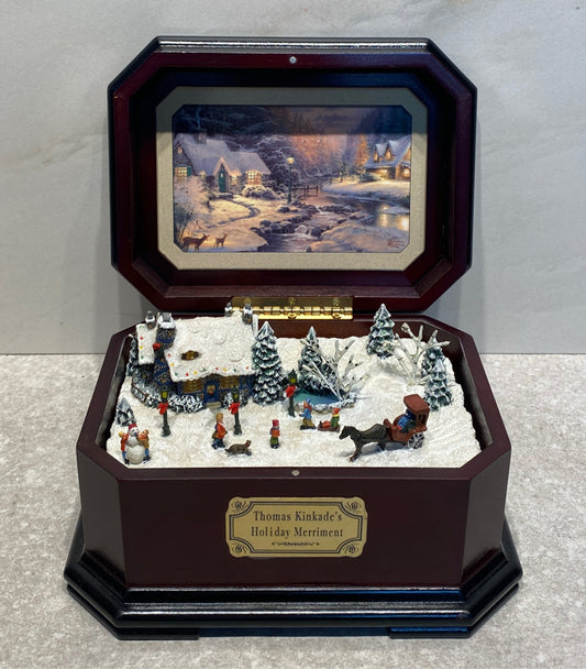 Kinkade Christmas Music Box
