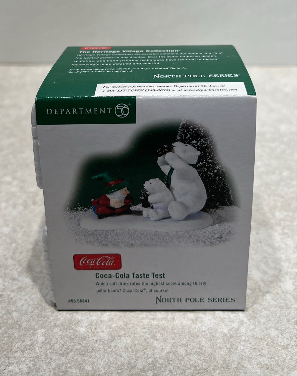 Dept. 56 Coac Cola Test