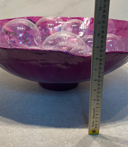 Purlpe Bowl With Balls