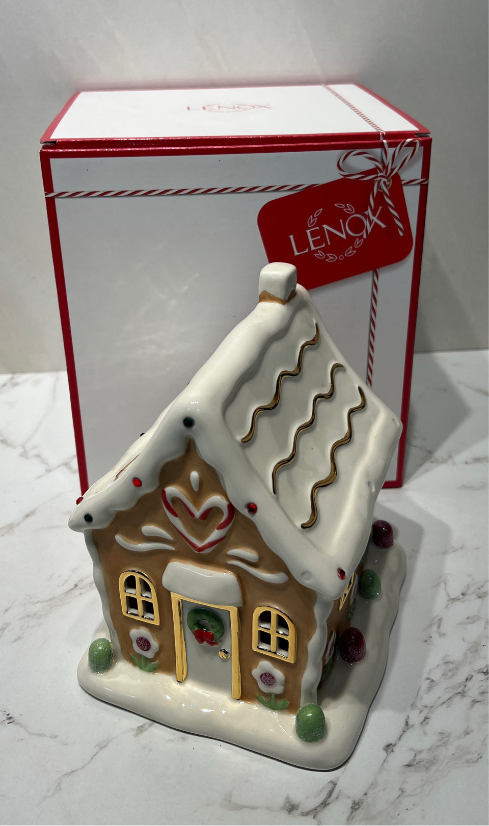 Lenox Gingerbread House - as is