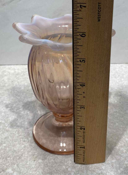 Westmoreland Lotus Pink Vase