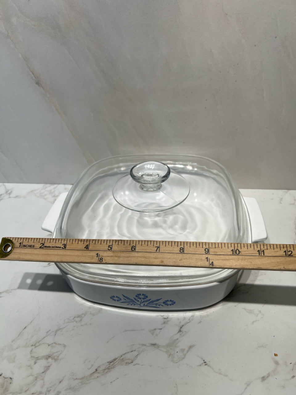 Covered Corning Ware Casserole
