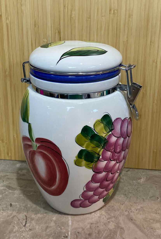 Covered Canister Jar