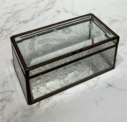Glass Trinket Box