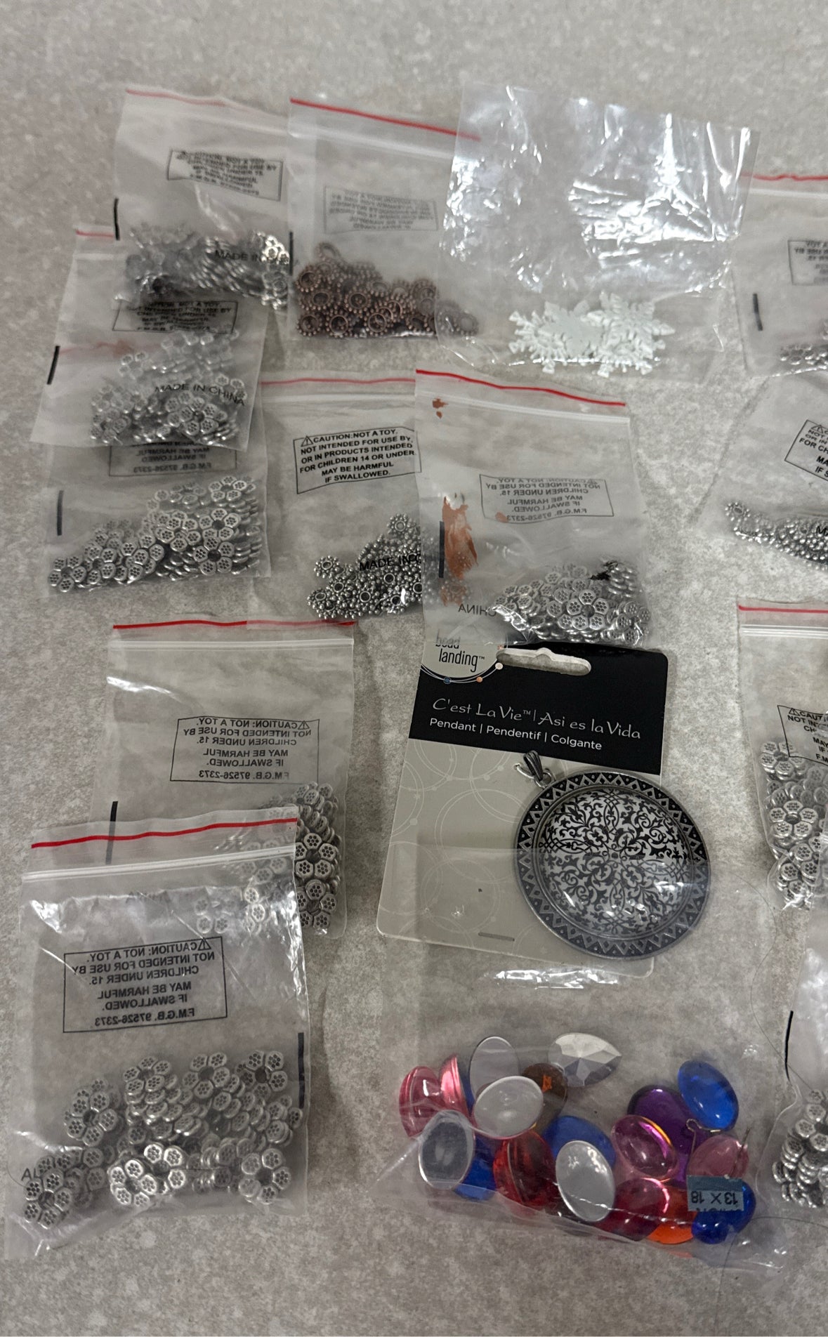 Lot of Jewelry Making Beads