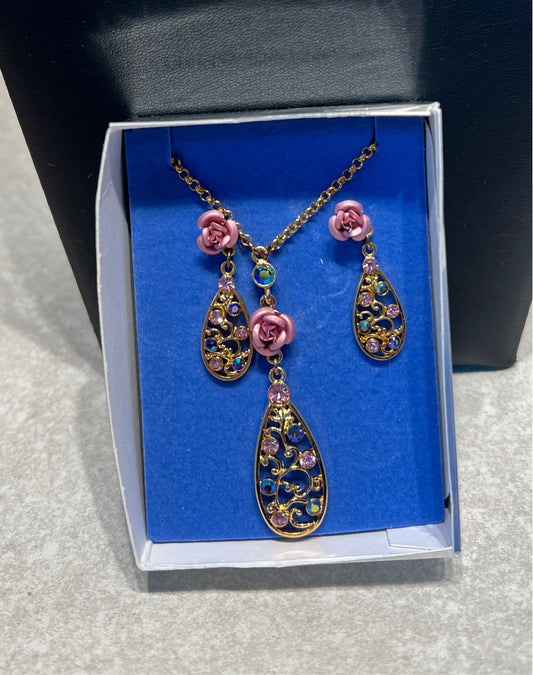 Necklace and Earrings