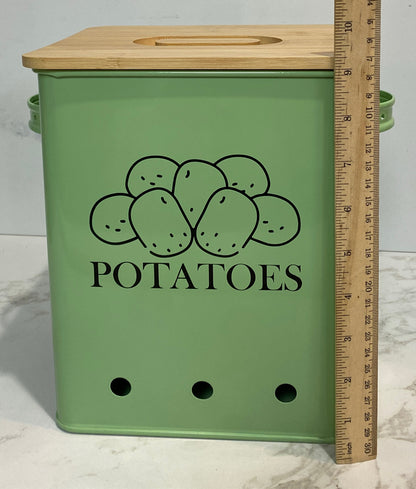 Potatoes Covered Bin