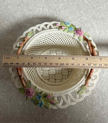Belleek Summer Garden Basket