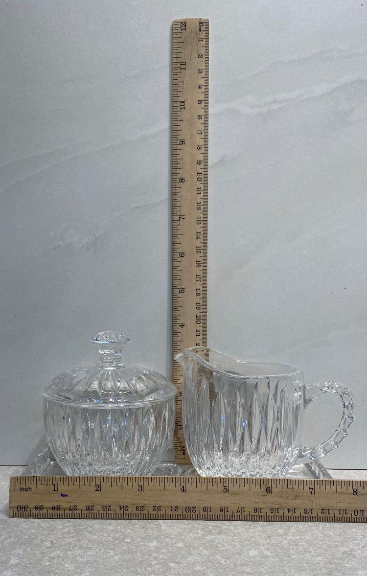 Sugar and Creamer on Tray