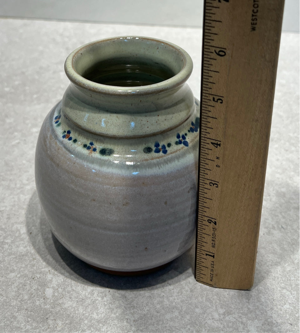 Signed Pottery Vase