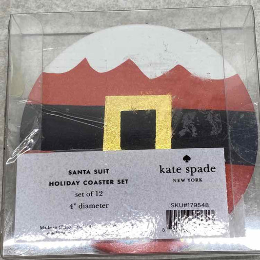 Kate Spade Holiday Coaster Set