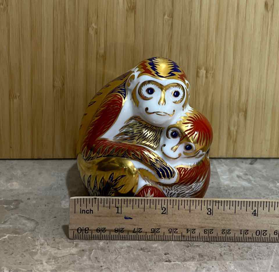 Royal Crown Derby Monkeys
