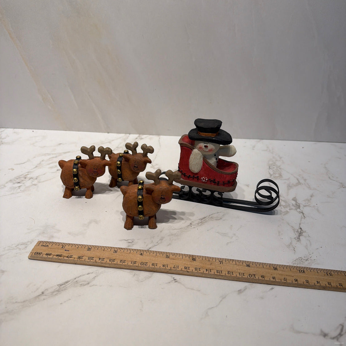 Sled with Deer