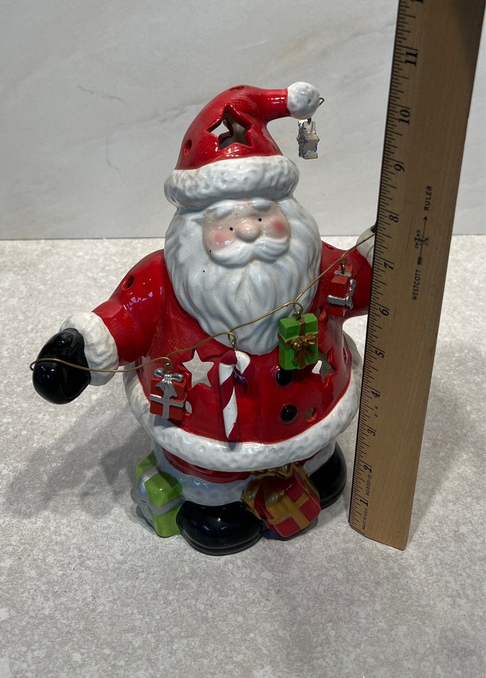Santa Candleholder