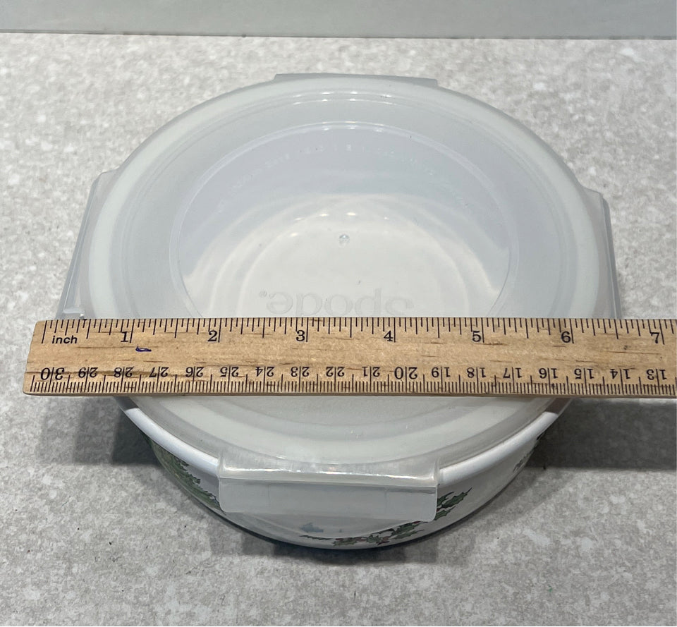 Covered Spode Bowl