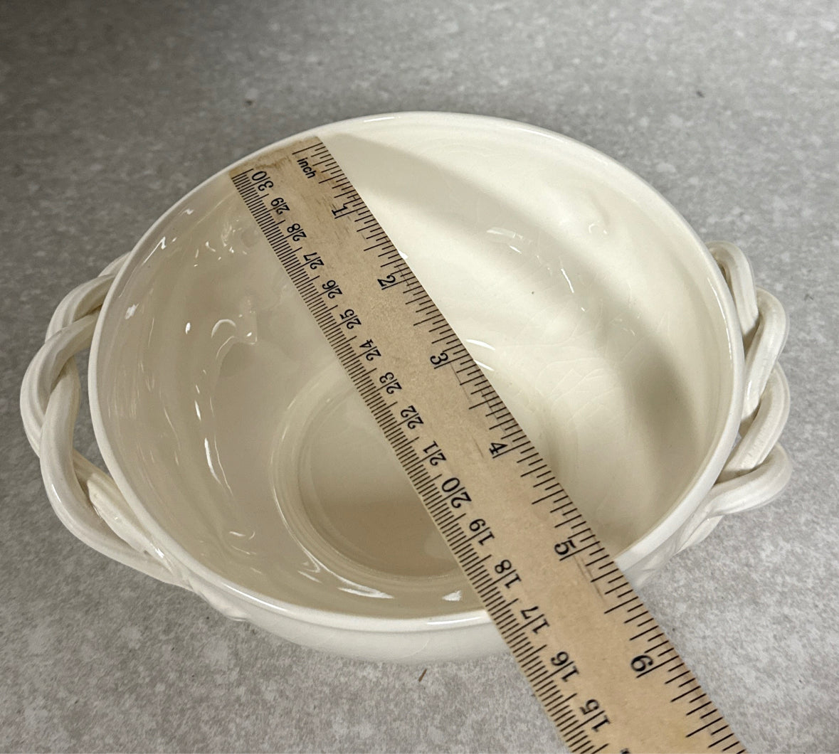 Royal Creamware Covered Bowl