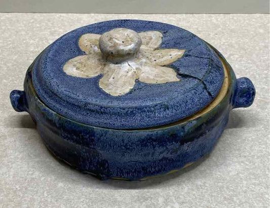 Covered Pottery Bowl