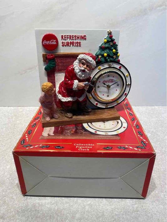 Santa Coca Cola Clock