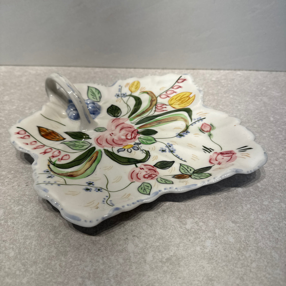 Blue Ridge Handled Plate