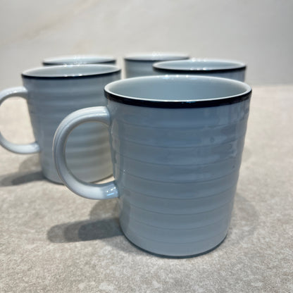 Set of 5 Crate and Barrel Mugs