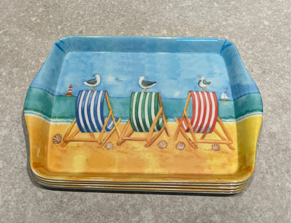 Set of 5 Plastic Plates