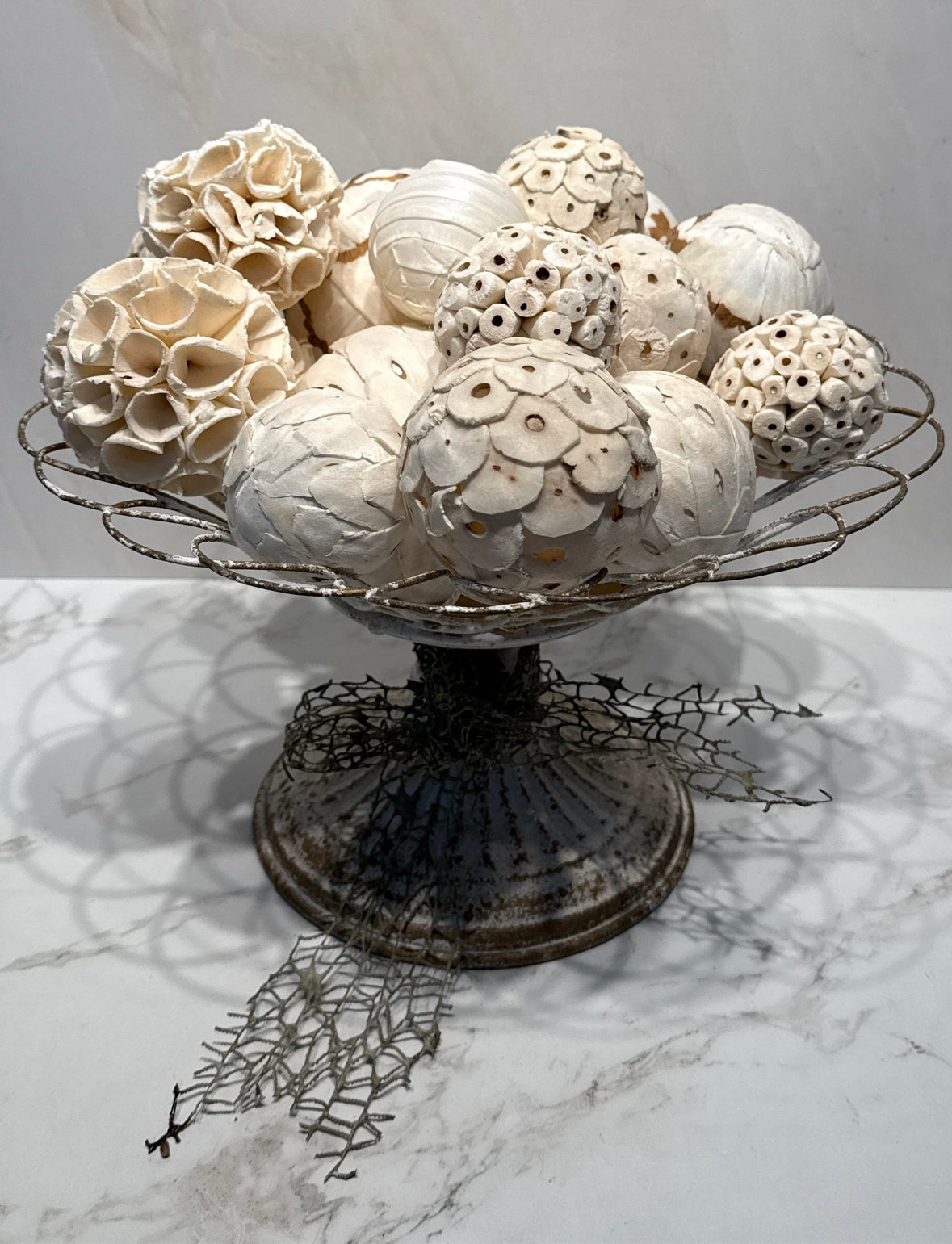 Bowl with Decorative Balls