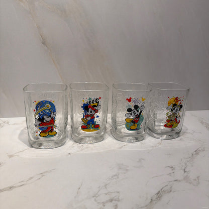 Set of 4 Disney Glasses