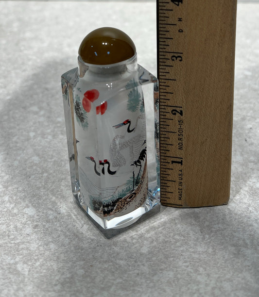 Chinese Reverse Painting Bottle
