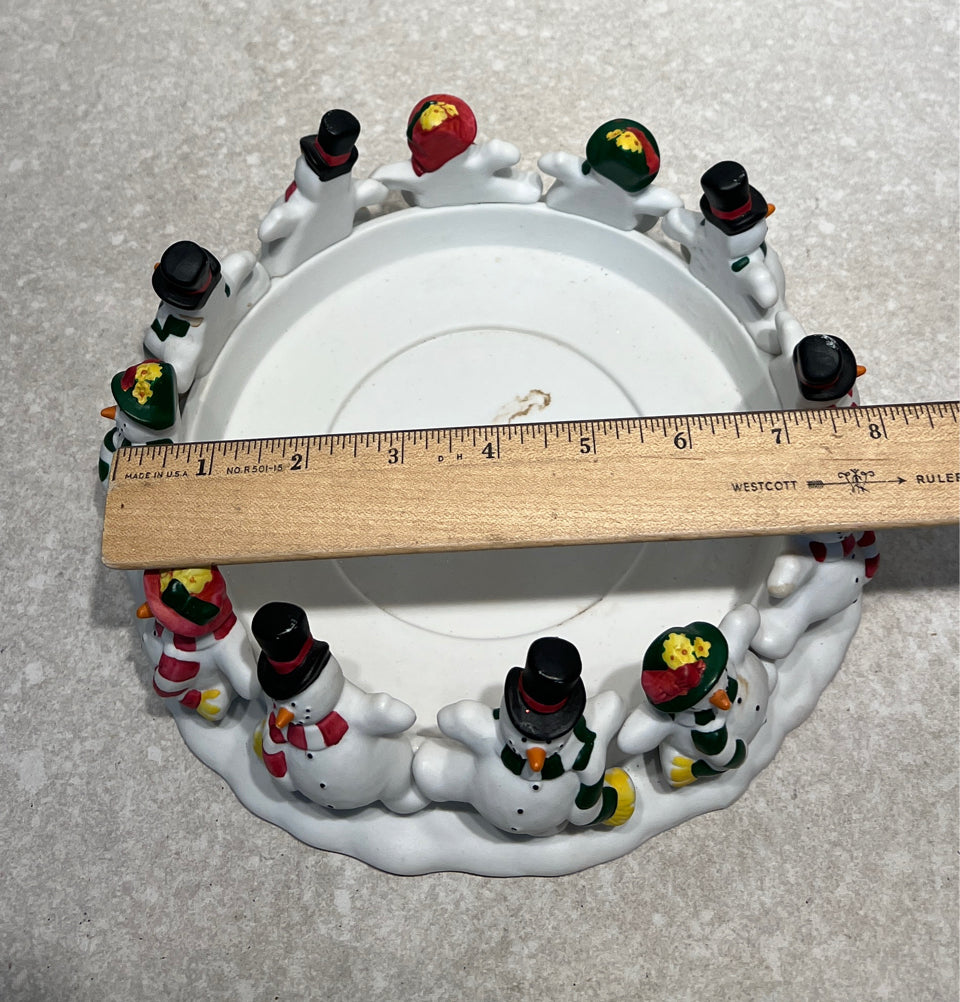 Snowman Candle Holder