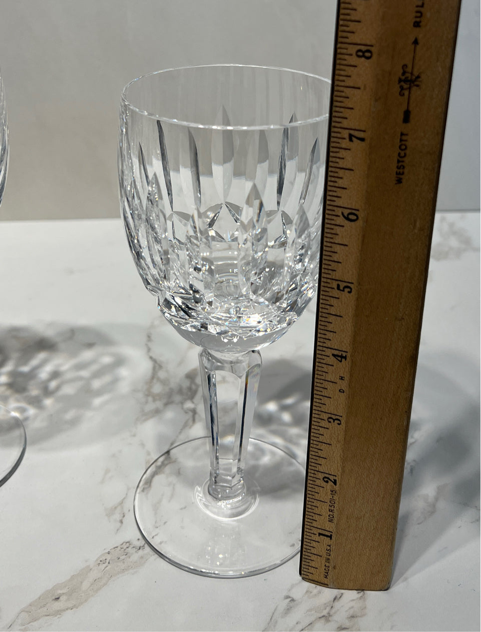 Set of 4 Waterford Wine Glasses