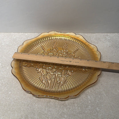 Carnival Glass Plate