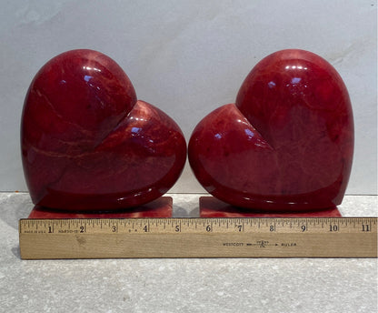 Pair of Alabaster Bookends