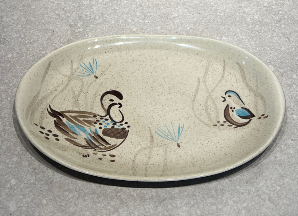 Red Wing Bob White Platter