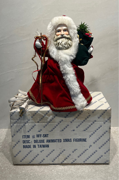 Vintage Lighted Santa