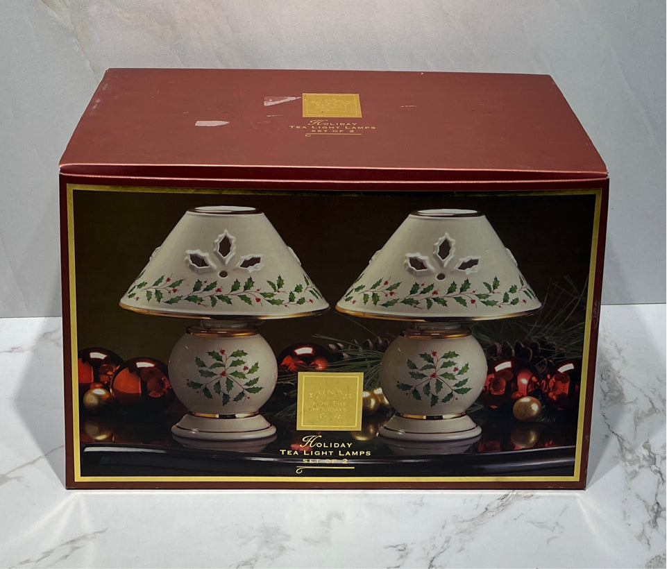 Set of 2 Tea Light Lamps
